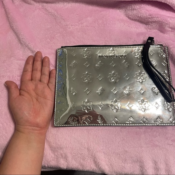 Michael Kors Silver Wristlet - Picture 2 of 5